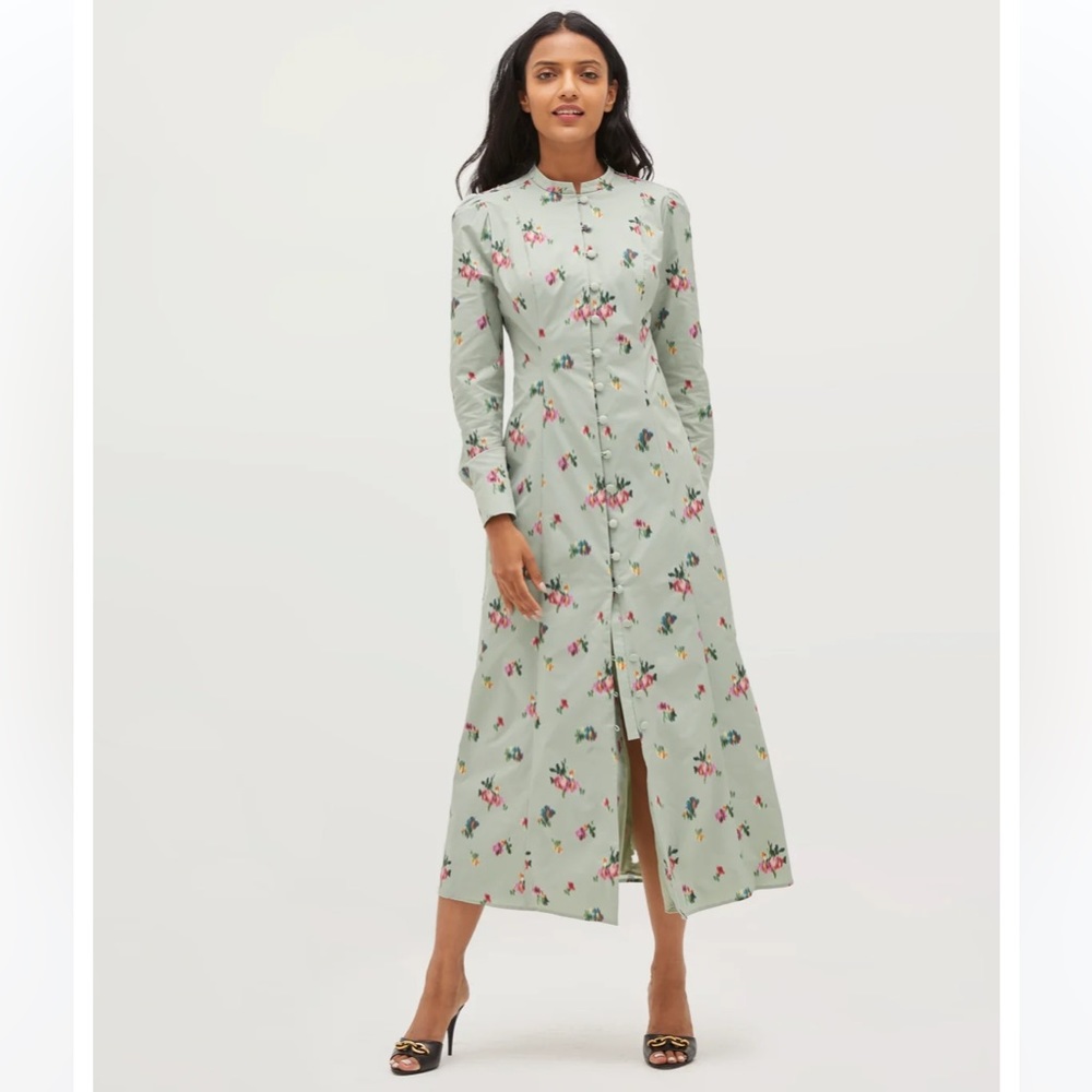 Lucienne Dress Floral Ikat Dress